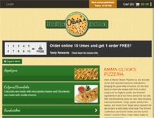 Tablet Screenshot of mamaoliviaspizzaaurora.com